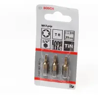 Bouwsales Embout de vissage MAX GRIP pour vis à empreinte Torx T8 25mm - - 2607001687