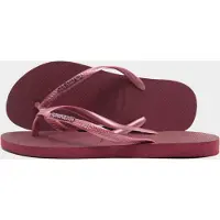 Havaianas Tongs Slim Logo Metallic Femme - Rouge, Rouge