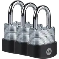 Yale Y125B/40/122/3 Cadenas 40 mm à combinaison identique Argent, noir Sch