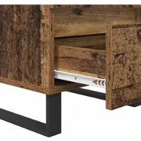 vidaXL Cabinet de chevet Bois ancien 40 x 35 x 50 cm Bois d'ingénierie
