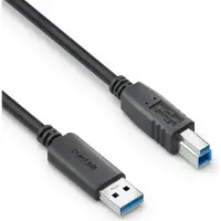 PureLink IS2301-020 Hochwertiges USB 3.2 USB-A / USB-B Kabel 2.00m, schwarz