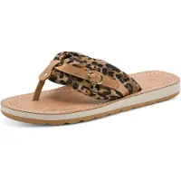 Tamaris Mules à orteils séparés pour femme avec bride en tissu à motifs 1-27149-46, pointure : 38 EU, couleur : marron