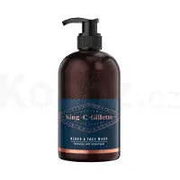 Gillette King C. Shampoing Pour Barbe Et Visage Pour Barbe 350 Ml