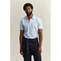 Gant T-Shirt bleu clair / rouge