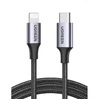 UGREEN Cable Us304 60759 Lightning - Usb-C 2.0 Mfi 1 M - Szary
