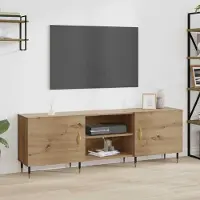 Prolenta Maison Exclusive - Meubles TV, dimensions 150 x 30 x 50 cm, en panneaux de particules imitation chêne massif