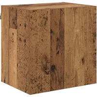 vidaXL Meuble TV mural en vieux bois 40,5x30x40cm Bois composite
