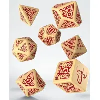 Q-workshop Call Of Dados Nyarlathotep Mask Dice 7 Packs Doré Enfants