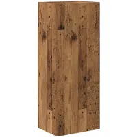 vidaXL Armoire TV murale en vieux bois 40,5 x 30 x 102 cm Matériau dérivé du bois