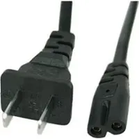 Lenovo Cordon d'alimentation US 2 broches, Câble d'alimentation, Noir