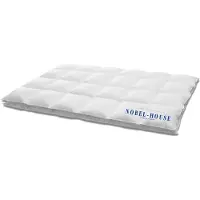HANSKRUCHEN GmbH HANSKRUCHEN Nobel House couette en duvet 155x220 cm légère 90% duvet lavable pour personnes allergiques respirante à caissons blanche
