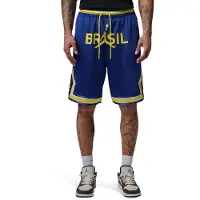 Jordan Short Brazil Diamond - Bleu, Bleu
