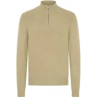 Casual Friday Pull-over ' CFHEINE halfzip ' marron