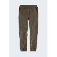 Carhartt Hommes, Bas de sport, Robuste Jogginghose aus flexiblem Canvas (34), Gris