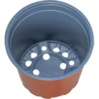 vidaXL Pot à fleurs 100 pcs Céramique Ø 15 x 12,5 cm Plastique
