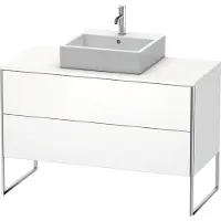 Duravit XSquare Meuble sous-vasque sur console au sol, 2 tiroirs, 1200x778x548mm, XS492208484