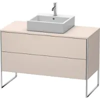 Duravit XSquare Meuble sous-vasque sur console au sol, 2 tiroirs, 1200x778x548mm, XS492208383