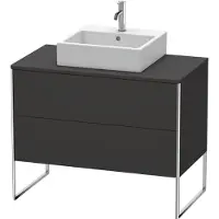 Duravit XSquare Meuble sous-vasque sur console au sol, 2 tiroirs, 1000x778x548mm, XS492108080