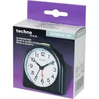 Technoline Geneva-SD Wekker - Analoog Zwart