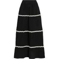 Vila Jupe 'VIMANDA' noir / blanc naturel