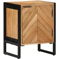vidaXL Cabinet de chevet Marron 40 x 30 x 50 cm Bois d'acacia massif
