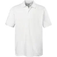 JP 1880 Regular Fit Polo blanc, Unicolore