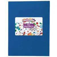 Colorations - Feuilles de mousse bleue, 10pcs.