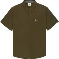 Quiksilver Time Box Short Sleeve Shirt Vert M Homme
