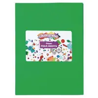 Colorations - Feuilles de mousse vertes, 10pcs.