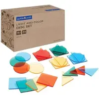 Guidecraft Ensemble de disques de lumière et de couleur Jouet éducatif Multicolore