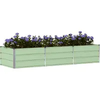 vidaXL Jardinière Vert 240 X 80 X 45 Cm Acier