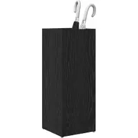 vidaXL Porte-Parapluie Avec Stockage Chêne Noir 25 X 24.5 X 64.5 Cm