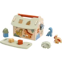Kinder and Kids Trieur de Forme - Bois - Dinosaur Maison - - UneTaille - Trieur de Forme