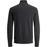 Jack & Jones - Pull Emil Knit Roll Neck pour homme - Gris - Taille XXL