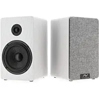 AVCOM 5" Bookshelf Speaker Pair White