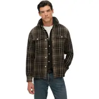 Superdry Homme Chemise à Carreaux Épaisse - The Merchant Store Green Taille: S