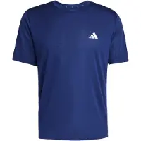Adidas T-Shirt fonctionnel 'Essentials' bleu foncé / blanc