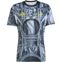 Adidas T-Shirt fonctionnel 'Juventus 25/26 Pre-Match' jaune / gris / noir