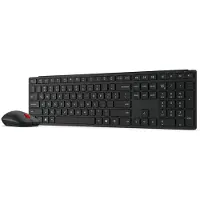 Lenovo 4X31S04841, taille normale (100 %), sans fil, RF + Bluetooth, noir, souris incluse