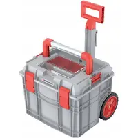 Prosperplast boîte à outils à roulettes 45x38x38,8cm C BLOCK ALU LOG KXCA454040-4C gris Kistenberg