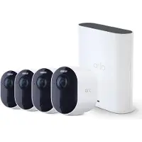 Arlo Ultra 3 4-CAM KIT (3840 x 2160 pixels), Caméra réseau, Blanc