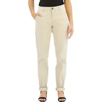 Dockers Weekend Regular Slim Ankle Fit Chino Pants Beige 24 / Long Femme