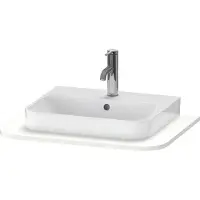 Duravit Happy D.2 Plus Console HP031B, 650x480 mm, 1 découpe, pour lavabo HP4940, HP4960, HP031B08484