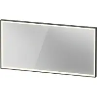 Duravit L-Cube Miroirs avec éclairage, angulaires, 1400x700x67mm, graphite aluminium mat, LC7384049490100