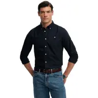 Superdry Preppy Oxford Long Sleeve Shirt Bleu M Homme