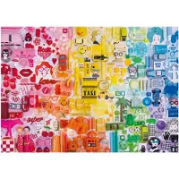 Educa Puzzle aux couleurs de l'école, 500 pièces, multicolore, pour enfants, multicolore, taille unique