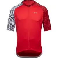 GORE WEAR Wear C5 Optiline Maillot de cyclisme manches courtes Rouge S Hommes Rouge S