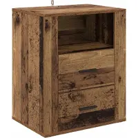 vidaXL Cabinet de chevet Bois ancien 50 x 36 x 60 cm Bois d'ingénierie