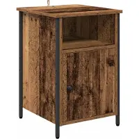 vidaXL Cabinet de chevet Bois ancien 40 x 42 x 60 cm Bois d'ingénierie