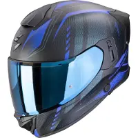 Scorpion Casque Exo-530 Air Theras, noir/bleu, L (59/60)